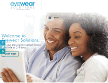 Tablet Screenshot of eyewearsolutions.com